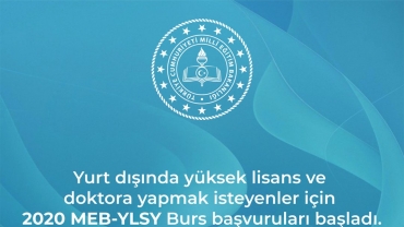 MEB-YLSY 2020 Başvuruları Başladı